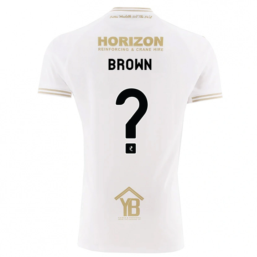 Danxen Herren Natalie Brown #0 Weizen Weiß Auswärtstrikot Trikot 2026/27 T-Shirt