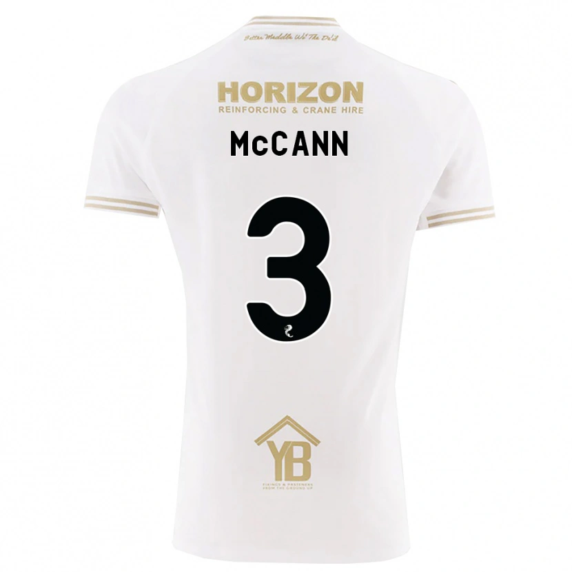 Danxen Herren Leon Mccann #3 Weizen Weiß Auswärtstrikot Trikot 2026/27 T-Shirt