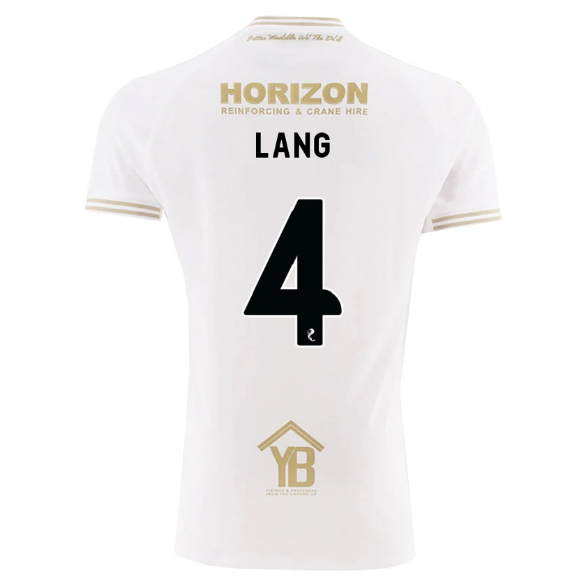 Danxen Herren Tom Lang #4 Weizen Weiß Auswärtstrikot Trikot 2026/27 T-Shirt