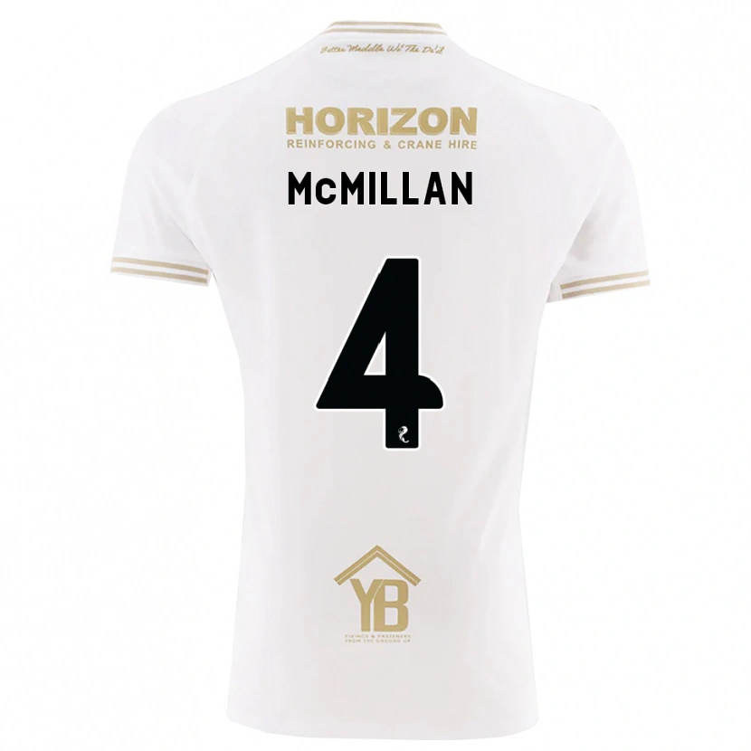 Danxen Herren Jack Mcmillan #4 Weizen Weiß Auswärtstrikot Trikot 2026/27 T-Shirt