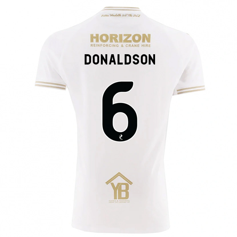 Danxen Herren Coll Donaldson #6 Weizen Weiß Auswärtstrikot Trikot 2026/27 T-Shirt