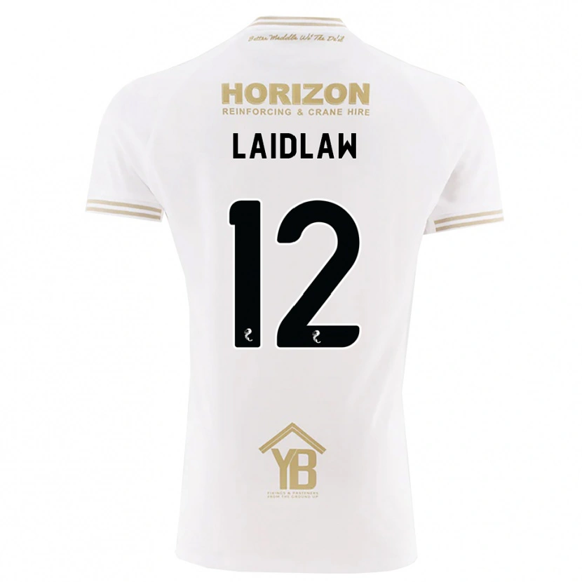 Danxen Herren Ethan Laidlaw #12 Weizen Weiß Auswärtstrikot Trikot 2026/27 T-Shirt