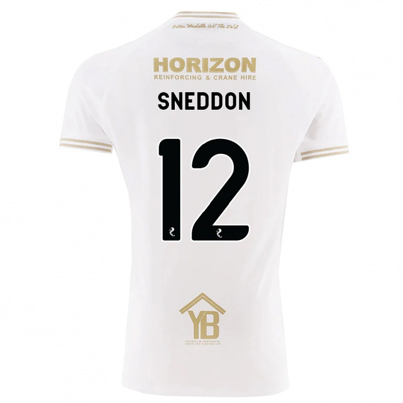 Danxen Herren Jamie Sneddon #12 Weizen Weiß Auswärtstrikot Trikot 2026/27 T-Shirt