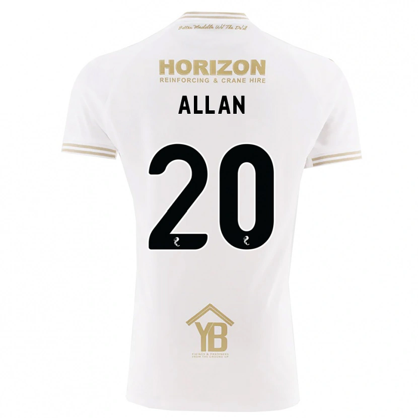 Danxen Herren Connor Allan #20 Weizen Weiß Auswärtstrikot Trikot 2026/27 T-Shirt