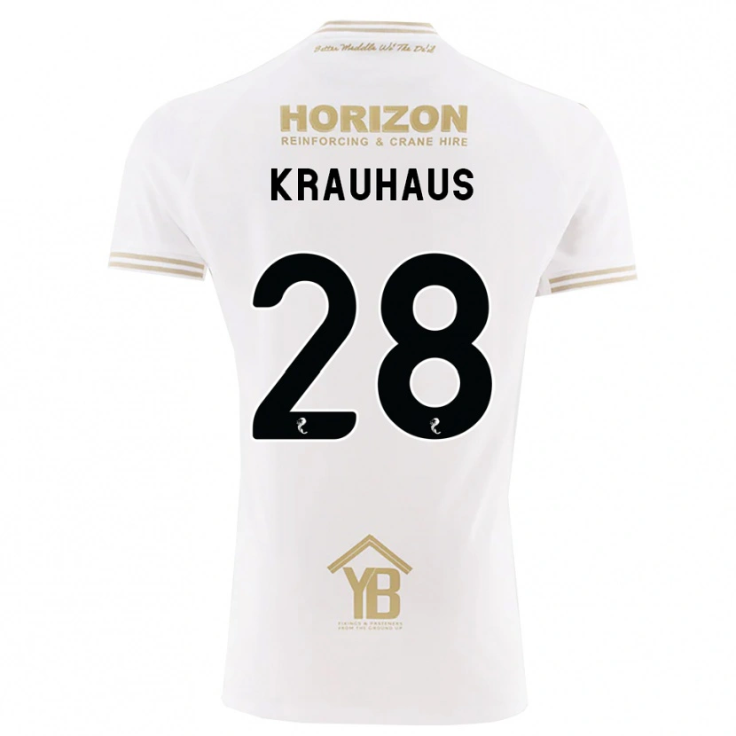Danxen Herren Ben Krauhaus #28 Weizen Weiß Auswärtstrikot Trikot 2026/27 T-Shirt