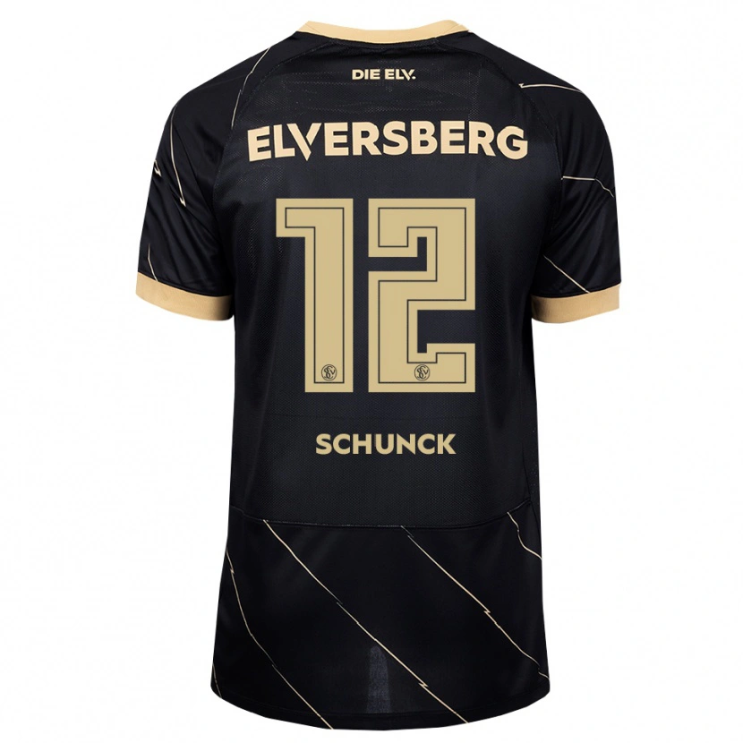 Danxen Herren Jan Schunck #12 Schwarz Braun Auswärtstrikot Trikot 2026/27 T-Shirt