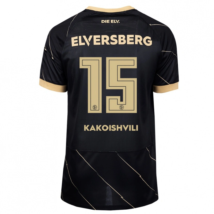 Danxen Herren Dimitri Kakoishvili #15 Schwarz Braun Auswärtstrikot Trikot 2026/27 T-Shirt