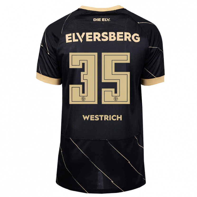 Danxen Herren Louis Westrich #35 Schwarz Braun Auswärtstrikot Trikot 2026/27 T-Shirt