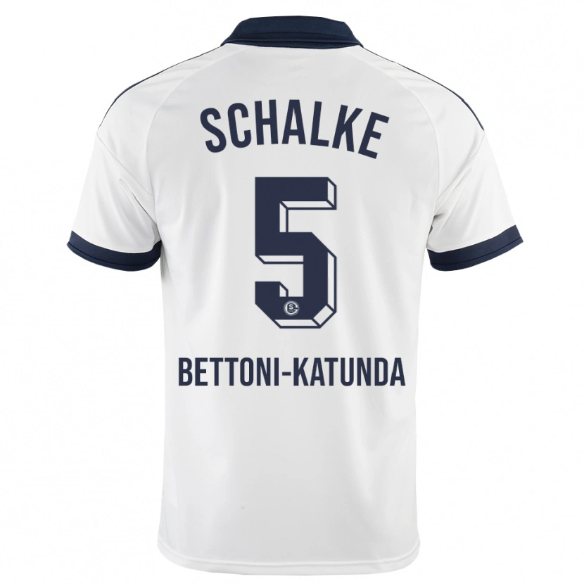 Danxen Herren Claudio Bettoni-Katunda #5 Schwarz Weiß Auswärtstrikot Trikot 2026/27 T-Shirt