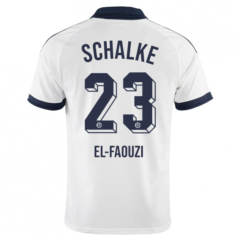 Danxen Herren Soufiane El-Faouzi #23 Schwarz Weiß Auswärtstrikot Trikot 2026/27 T-Shirt