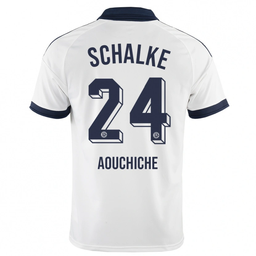 Danxen Herren Adil Aouchiche #24 Schwarz Weiß Auswärtstrikot Trikot 2026/27 T-Shirt