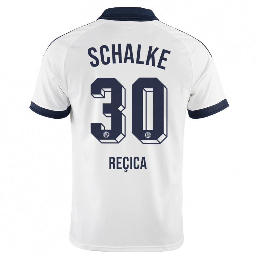 Danxen Herren Besjana Reçica #30 Schwarz Weiß Auswärtstrikot Trikot 2026/27 T-Shirt
