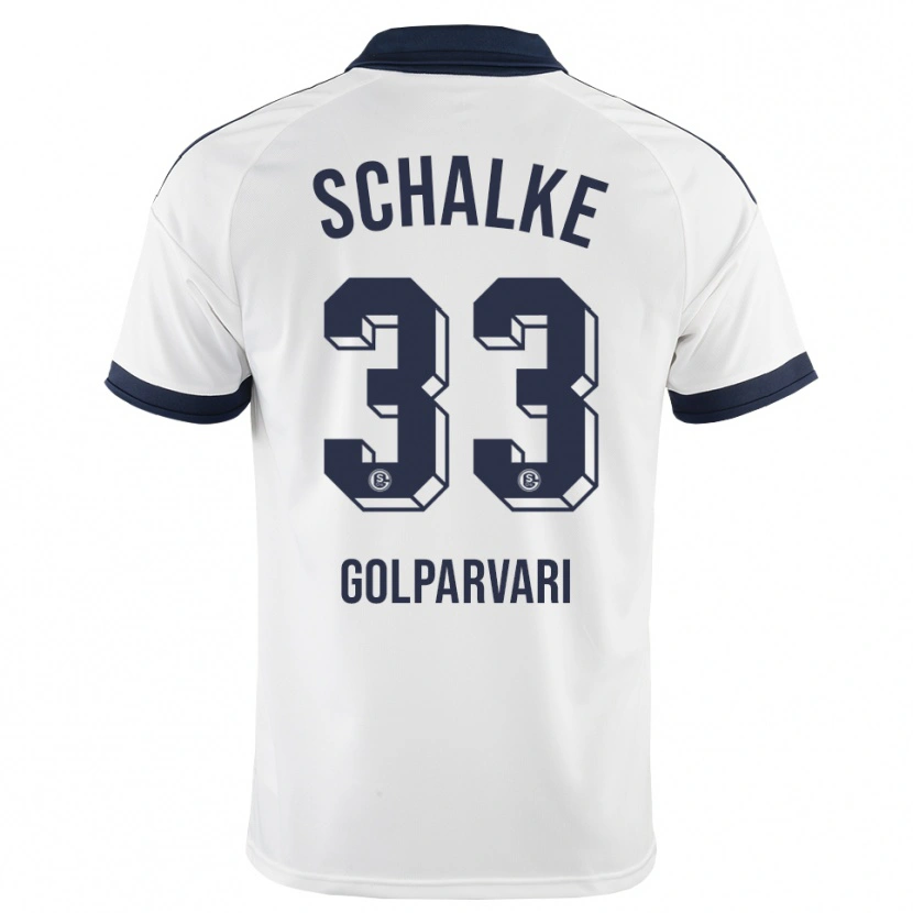 Danxen Herren Tara Golparvari #33 Schwarz Weiß Auswärtstrikot Trikot 2026/27 T-Shirt