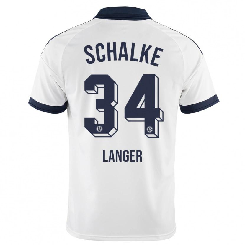 Danxen Herren Michael Langer #34 Schwarz Weiß Auswärtstrikot Trikot 2026/27 T-Shirt