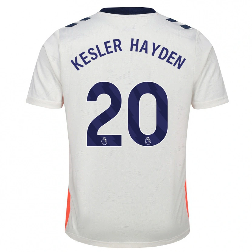 Danxen Herren Kaine Kesler-Hayden #20 Weiß Orange Königsblau Auswärtstrikot Trikot 2026/27 T-Shirt