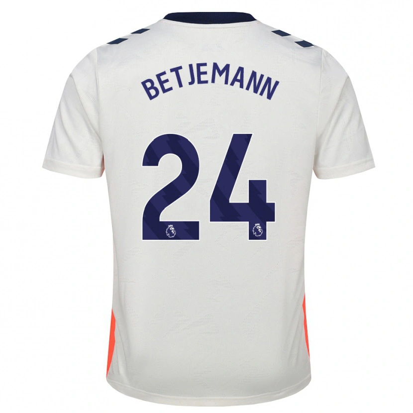 Danxen Herren Elliot Betjemann #24 Weiß Orange Königsblau Auswärtstrikot Trikot 2026/27 T-Shirt