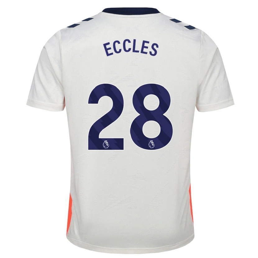 Danxen Herren Josh Eccles #28 Weiß Orange Königsblau Auswärtstrikot Trikot 2026/27 T-Shirt