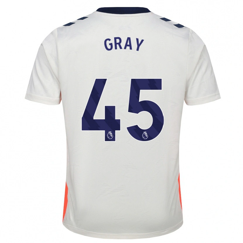 Danxen Herren Harrison Gray #45 Weiß Orange Königsblau Auswärtstrikot Trikot 2026/27 T-Shirt
