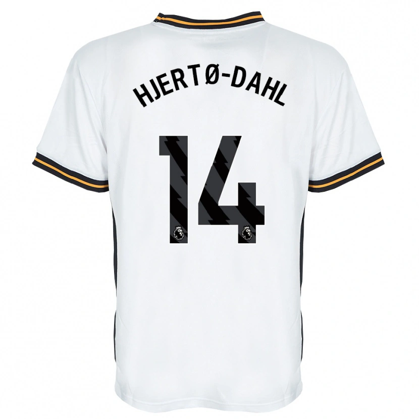 Danxen Herren Jens Hjertø-Dahl #14 Weiß Orange Schwarz Auswärtstrikot Trikot 2026/27 T-Shirt