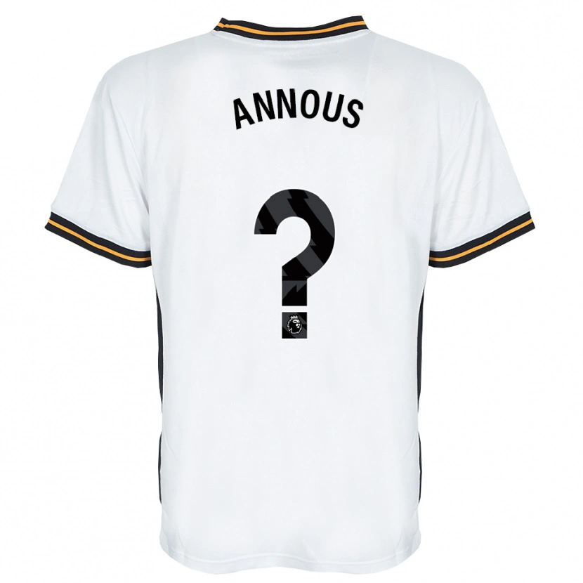 Danxen Herren Brandon Annous #0 Weiß Orange Schwarz Auswärtstrikot Trikot 2026/27 T-Shirt