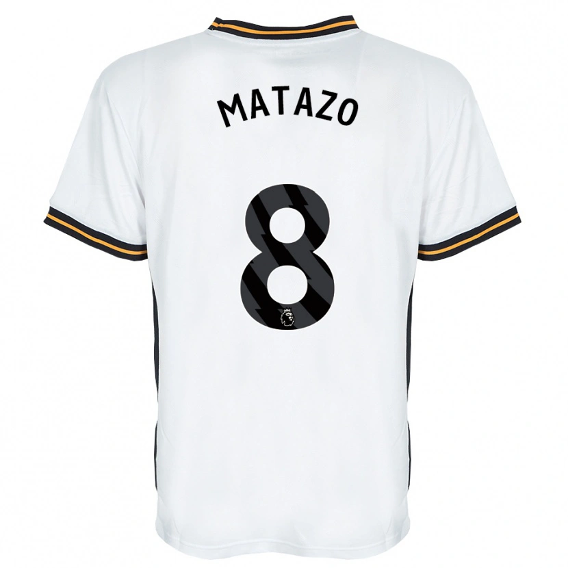 Danxen Herren Eliot Matazo #8 Weiß Orange Schwarz Auswärtstrikot Trikot 2026/27 T-Shirt