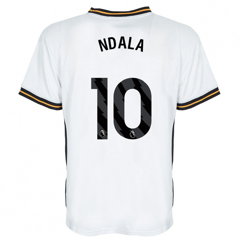 Danxen Herren Joel Ndala #10 Weiß Orange Schwarz Auswärtstrikot Trikot 2026/27 T-Shirt