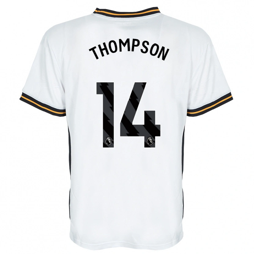 Danxen Herren Katie Thompson #14 Weiß Orange Schwarz Auswärtstrikot Trikot 2026/27 T-Shirt