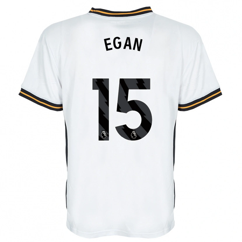 Danxen Herren John Egan #15 Weiß Orange Schwarz Auswärtstrikot Trikot 2026/27 T-Shirt