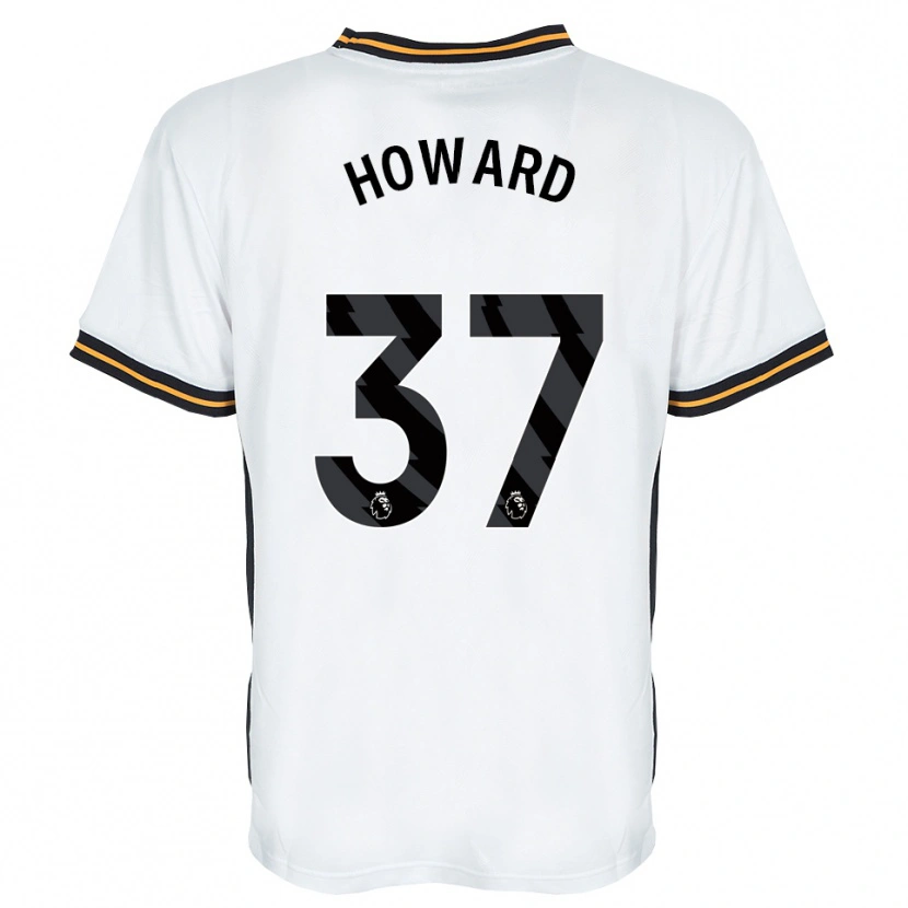 Danxen Herren Scarlet Howard #37 Weiß Orange Schwarz Auswärtstrikot Trikot 2026/27 T-Shirt