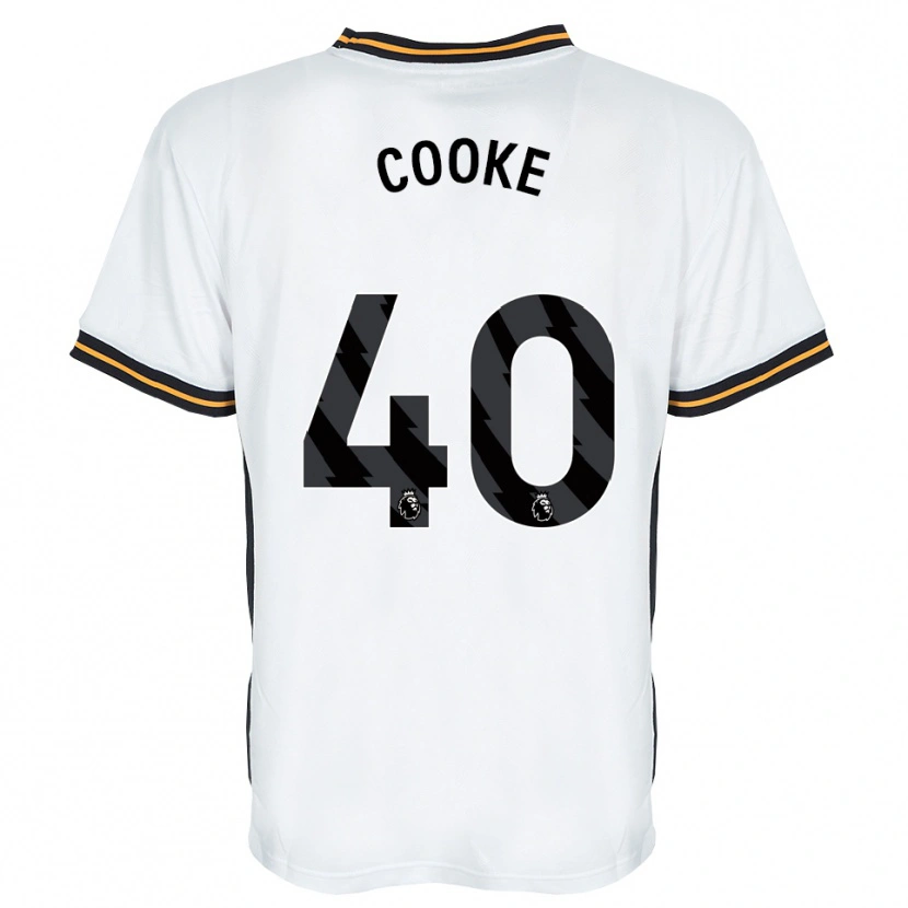 Danxen Herren Megan Cooke #40 Weiß Orange Schwarz Auswärtstrikot Trikot 2026/27 T-Shirt