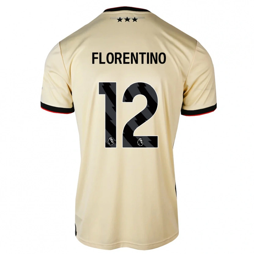 Danxen Herren Florentino Ibrain Morris Luís #12 Zitronen-Chiffon Schwarz Rot Auswärtstrikot Trikot 2026/27 T-Shirt