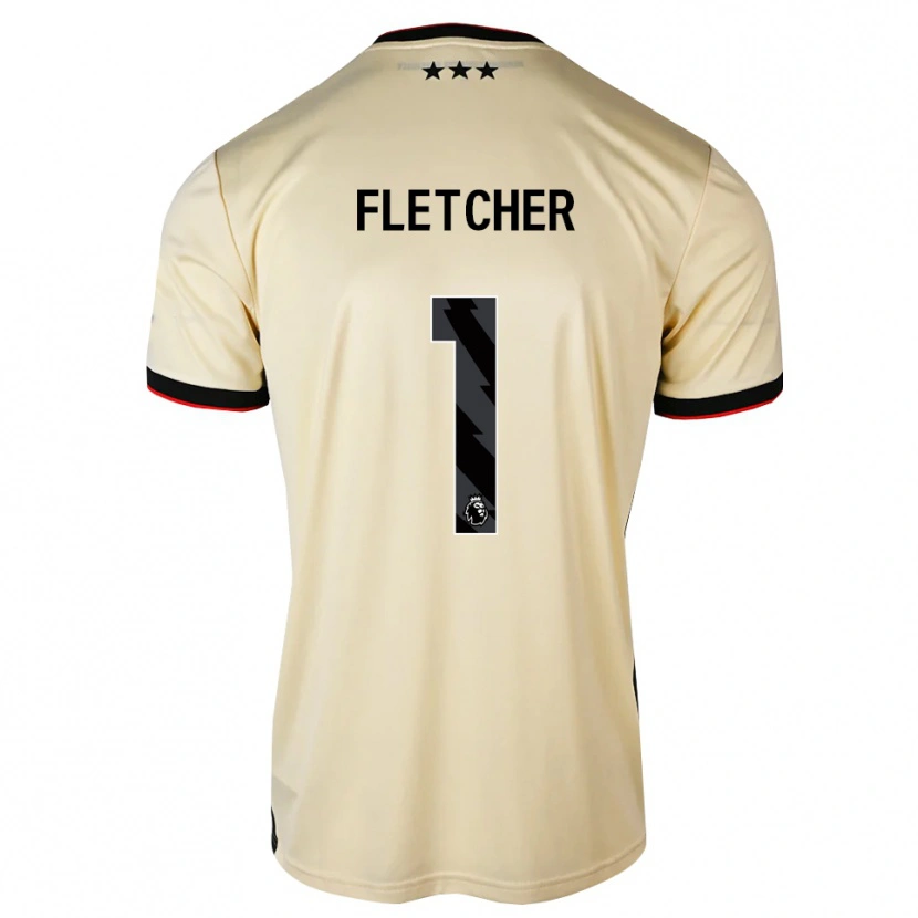 Danxen Herren William Fletcher #1 Zitronen-Chiffon Schwarz Rot Auswärtstrikot Trikot 2026/27 T-Shirt