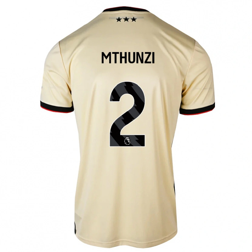 Danxen Herren Corbin Mthunzi #2 Zitronen-Chiffon Schwarz Rot Auswärtstrikot Trikot 2026/27 T-Shirt