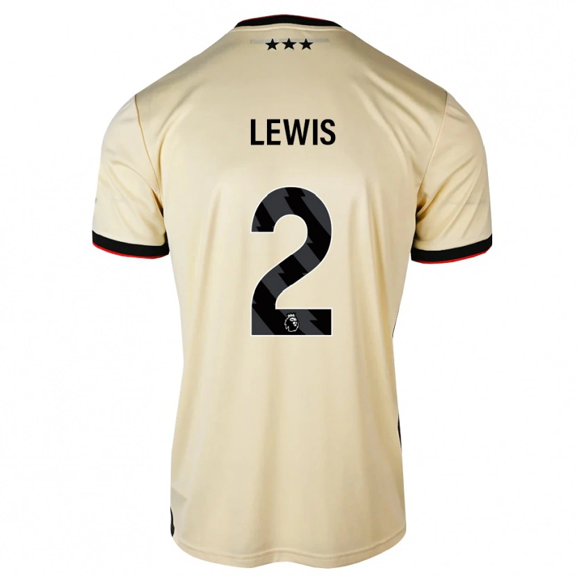 Danxen Herren Josh Lewis #2 Zitronen-Chiffon Schwarz Rot Auswärtstrikot Trikot 2026/27 T-Shirt