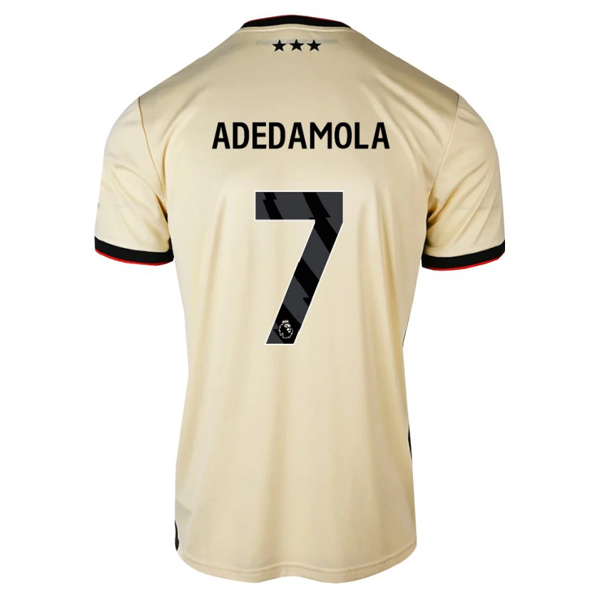 Danxen Herren Joel Adedamola #7 Zitronen-Chiffon Schwarz Rot Auswärtstrikot Trikot 2026/27 T-Shirt