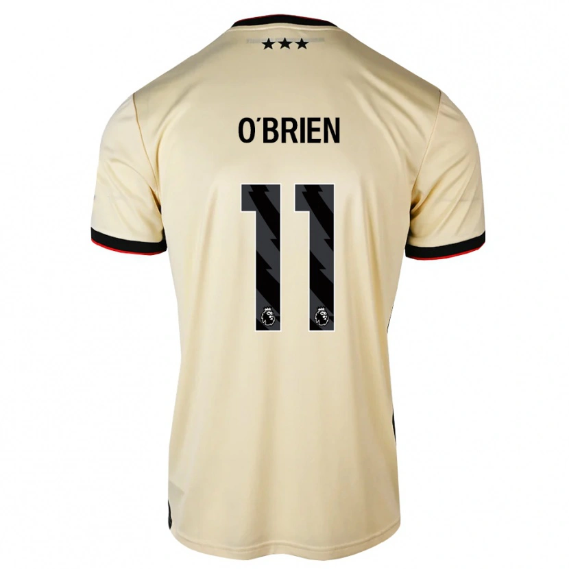 Danxen Herren Lucy O'brien #11 Zitronen-Chiffon Schwarz Rot Auswärtstrikot Trikot 2026/27 T-Shirt