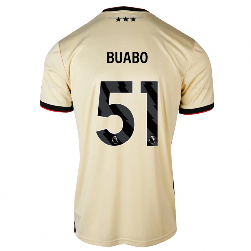 Danxen Herren Gerrard Buabo #51 Zitronen-Chiffon Schwarz Rot Auswärtstrikot Trikot 2026/27 T-Shirt