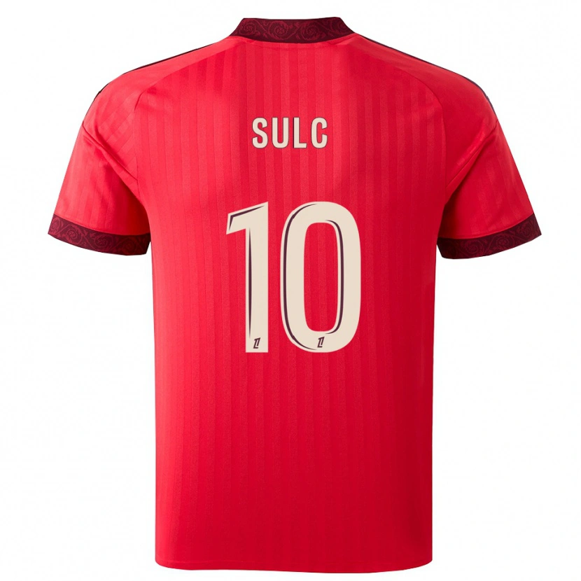 Danxen Herren Pavel Sulc #10 Burgund Rot Weiß Auswärtstrikot Trikot 2026/27 T-Shirt