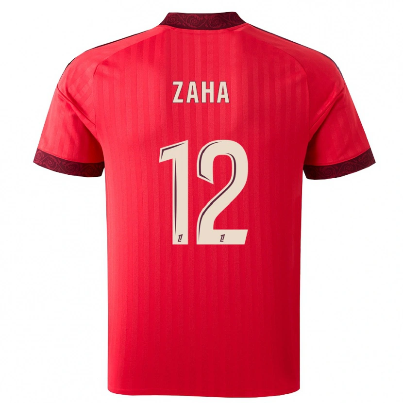 Danxen Herren Wilfried Zaha #12 Burgund Rot Weiß Auswärtstrikot Trikot 2026/27 T-Shirt