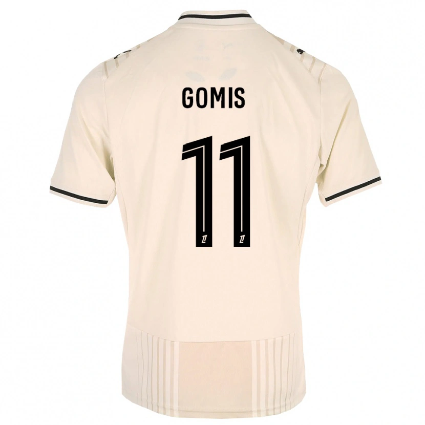 Danxen Herren Iron Gomis #11 Altgold Schwarz Antikweiß Auswärtstrikot Trikot 2026/27 T-Shirt