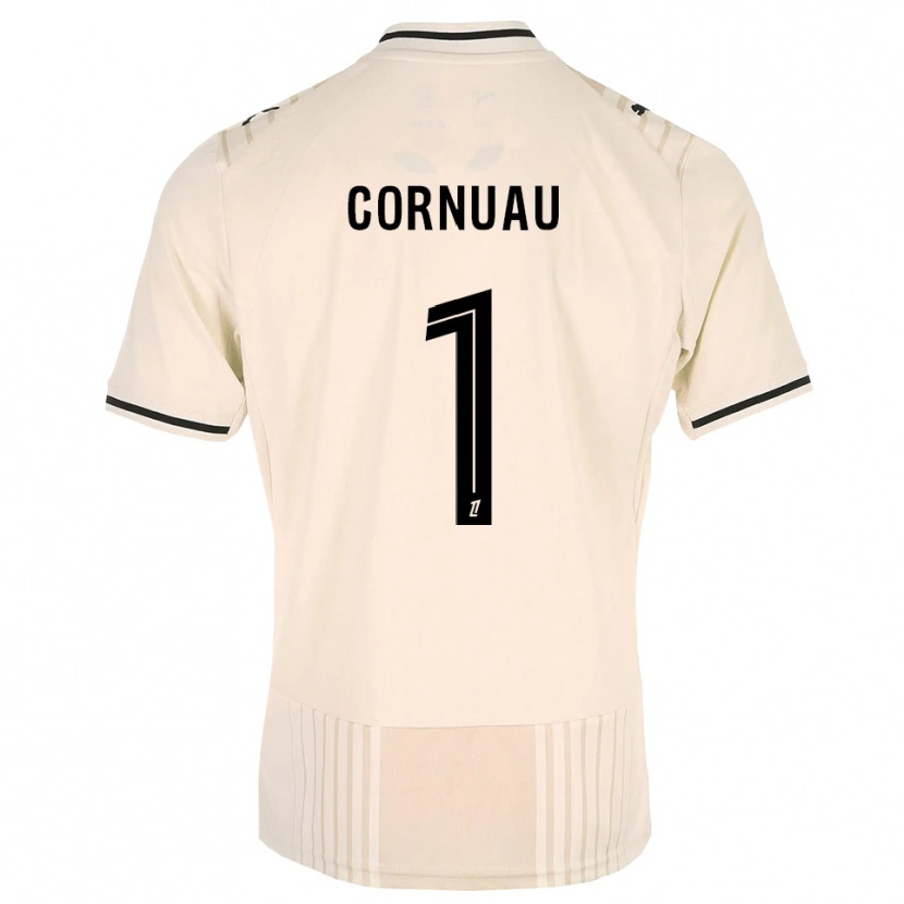Danxen Herren Nino Cornuau #1 Altgold Schwarz Antikweiß Auswärtstrikot Trikot 2026/27 T-Shirt