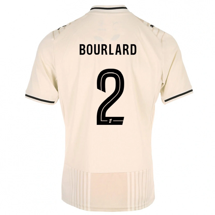 Danxen Herren Liam Bourlard #2 Altgold Schwarz Antikweiß Auswärtstrikot Trikot 2026/27 T-Shirt