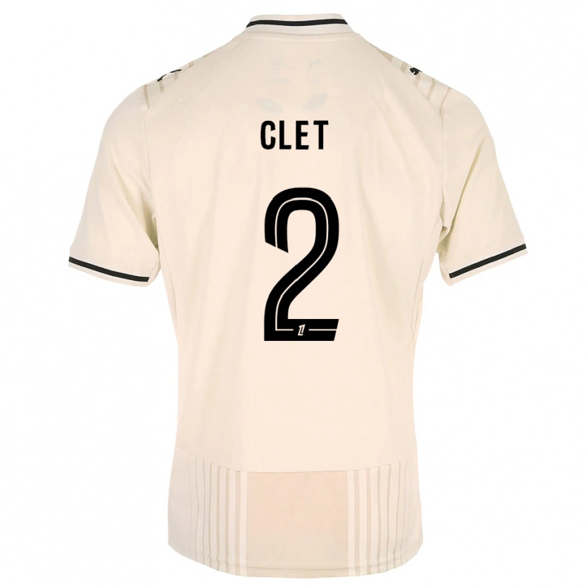 Danxen Herren Chrys Clet #2 Altgold Schwarz Antikweiß Auswärtstrikot Trikot 2026/27 T-Shirt