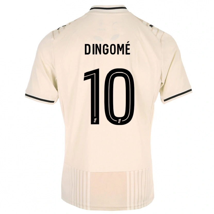 Danxen Herren Tristan Dingomé #10 Altgold Schwarz Antikweiß Auswärtstrikot Trikot 2026/27 T-Shirt