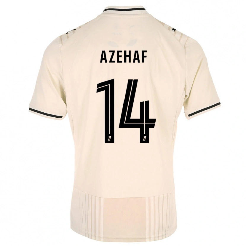 Danxen Herren Aïssa Azehaf #14 Altgold Schwarz Antikweiß Auswärtstrikot Trikot 2026/27 T-Shirt