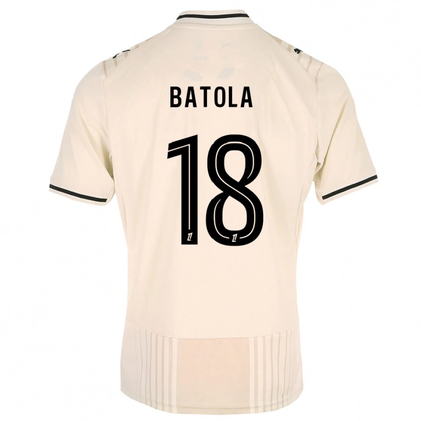 Danxen Herren Christ Batola #18 Altgold Schwarz Antikweiß Auswärtstrikot Trikot 2026/27 T-Shirt