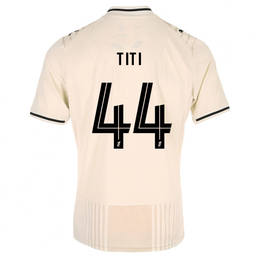 Danxen Herren Yvann Titi #44 Altgold Schwarz Antikweiß Auswärtstrikot Trikot 2026/27 T-Shirt