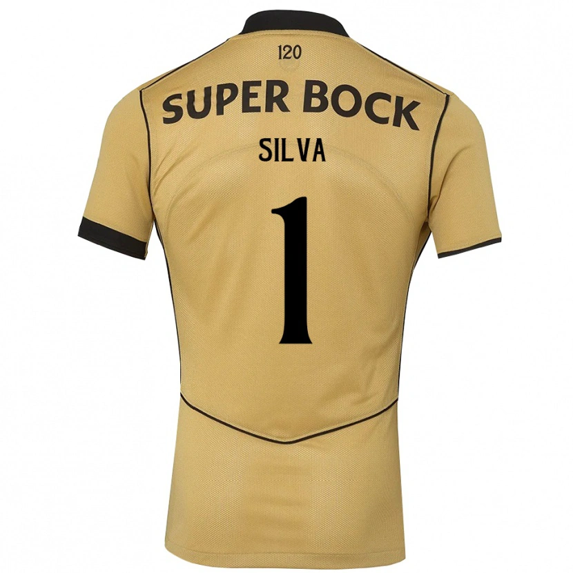 Danxen Herren Rui Silva #1 Goldgelb Schwarz Auswärtstrikot Trikot 2026/27 T-Shirt