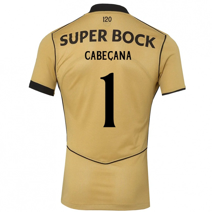 Danxen Herren Joaquim Cabeçana #1 Goldgelb Schwarz Auswärtstrikot Trikot 2026/27 T-Shirt