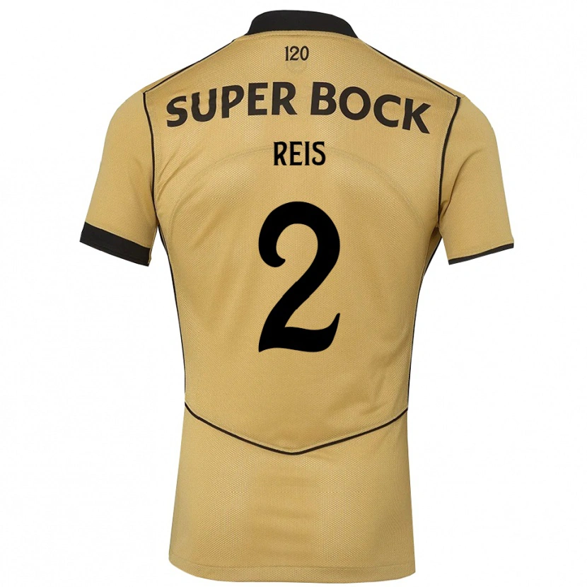 Danxen Herren Matheus Reis #2 Goldgelb Schwarz Auswärtstrikot Trikot 2026/27 T-Shirt